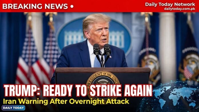 President Donald Trump says US is 